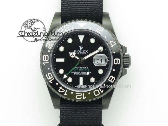0405 Yacht-Master 126655 RG 3EF 1:1 Best Edition Black Ceramic Bezel on Black Rubber Strap VS Reliable 2488